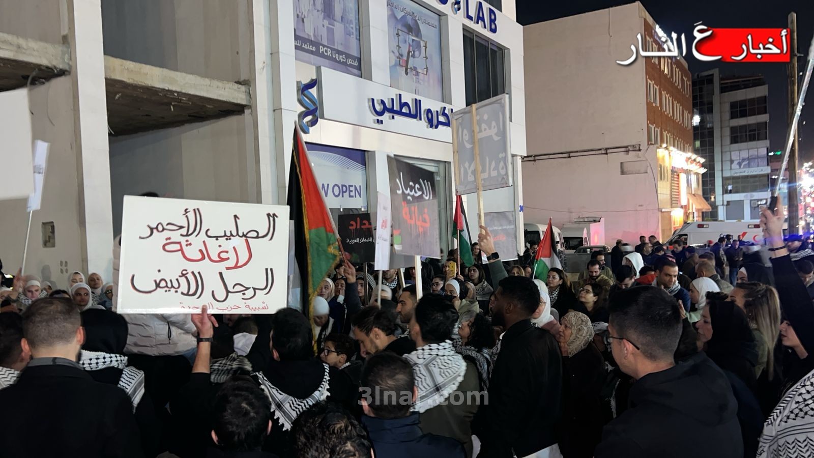 التجمع الشبابي الأردني لدعم المقاومة ينظم وقفة شعبية تحت عنوان المؤسسات الدولية شريكة في الإبادة الجماعية