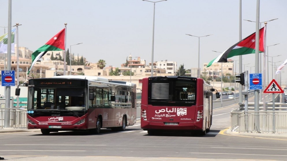 أمانة عمّان: 6528 مستخدما لمسار عمان-الزرقاء في يوم تشغيله