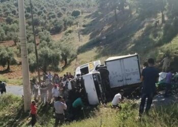 الأمن يكشف سبب حادث طريق جرش المروّع : تعطل الكوابح