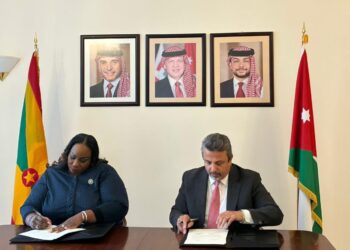 الأردن وغرينادا يوقعان بيانا مشتركا لإقامة علاقات دبلوماسية
