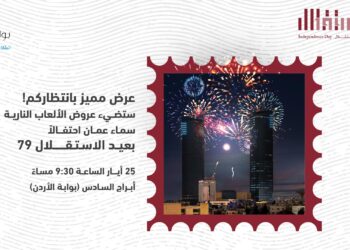 أبراج السادس تتألق في عيد الاستقلال التاسع والسبعين بعرض مبهر للألعاب النارية