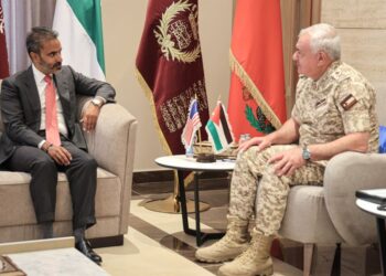 اللواء الركن الحنيطي يستقبل القائم بأعمال السفير الأمريكي في عمّان