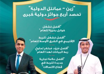ZOI ” ” عززت مكانتها كمعبر رقمي رئيسي للربط الدولي في أسواق الشرق الأوسط”زين – عمانتل الدولية” تحصد أربع جوائز دولية في قطاع الاتصالات بالجملة عن العام 2025