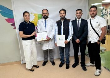 حرير تبدأ تنفيذ مبادراتها الإنسانية في سوريا بزيارة إلى جمعية “بسمة” لدعم الأطفال المصابين بالسرطان