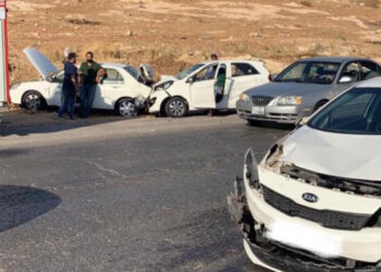 حادث سير يتسبب بأزمة مرورية في شارع الأردن