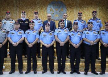 مديرية الأمن العام تحتفل بتخريج دورة القادة أمام الإعلام