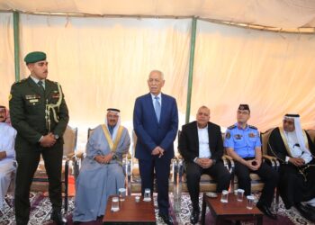 مندوبا عن الملك وولي العهد. العيسوي يعزي أبو هنية وأبو جاموس