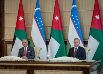 الأردن وأوزبكستان يصدران بيانا مشتركا في ختام مباحثات الملك والرئيس ميرضيائيف