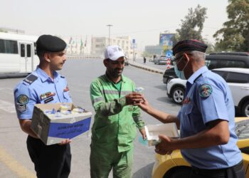 الأمن العام يطلق مبادرة سقيا رحمة لمواجهة الأجواء الحارة والمغبرة
