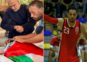 استشهاد لاعب منتخب فلسطين لكرة السلة محمد الشعلان