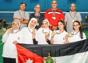 المنتخب الوطني المدرسي يتوج بذهبية الريشة الطائرة في البطولة العربية