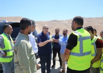 %92 نسبة الإنجاز في إنشاء جسر غور حديثة على طريق البحر الميت