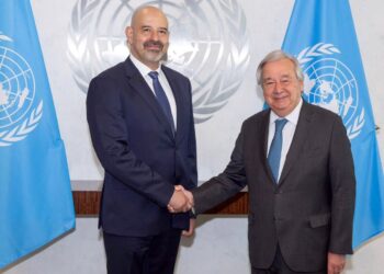 المندوب الدائم وليد عبيدات يقدم أوراق اعتماده للأمين العام للأمم المتحدة
