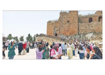 مليون زائر لمحافظة عجلون ومواقعها العام الحالي