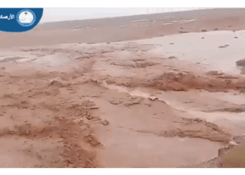 أمطار وسيول في محافظة معان وتحذيرات للسائقين على الطرق الصحراوية