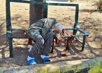 صورة امرأة تفارق الحياة وحيدة على مقعد حديقة بحلب تهز منصات التواصل