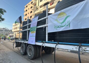 الهيئة الخيرية الهاشمية تطلق أكبر حملة لسقيا الماء في قطاع غزة