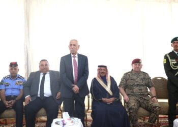 مندوبا عن الملك وولي العهد. العيسوي يعزي عشائر بني خالد والسردية