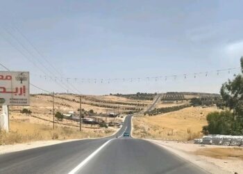 أشغال إربد: إجراءات على طريق البترول لتعزيز السلامة المروية