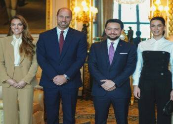 ولي العهد يلتقي الأمير ويليام في قصر ويندسور