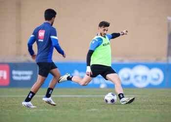 المنتخب الوطني يختتم تدريباته في عمّان لخوض كأس العرب