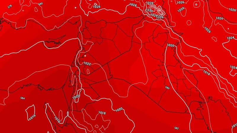 طقس العرب: الأردن على موعد مع مرتفع جوي بدءا من الاثنين