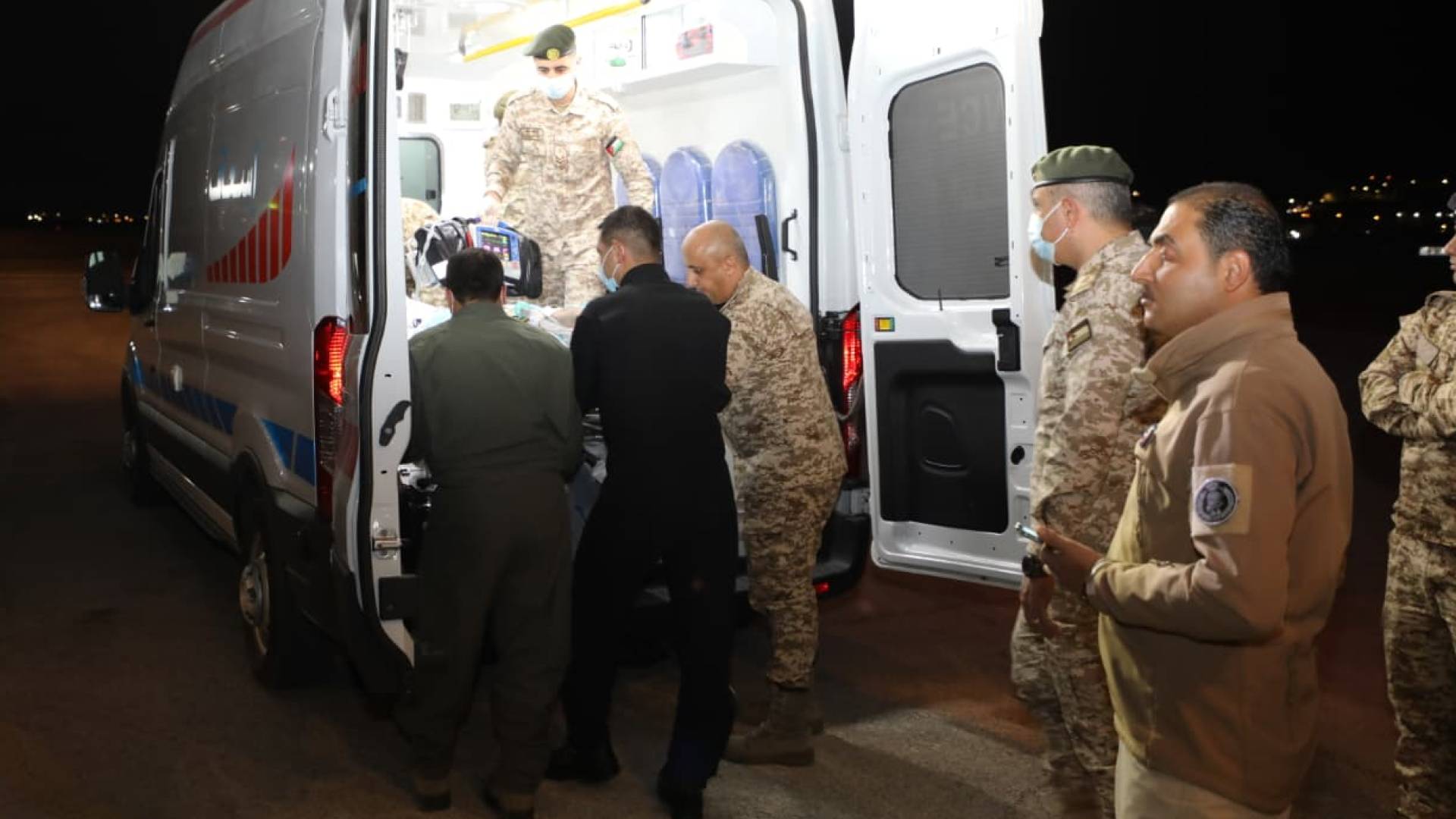 إخلاء مصاب أردني من قطر بطائرة عسكرية