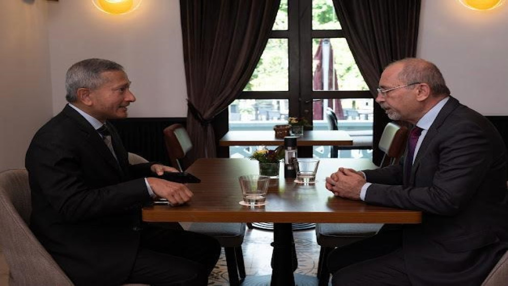 مباحثات أردنية سنغافورية تؤكد أهمية تثبيت وقف إطلاق النار في غزة