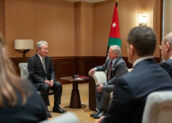 الملك يلتقي رئيس الوكالة اليابانية للتعاون الدولي