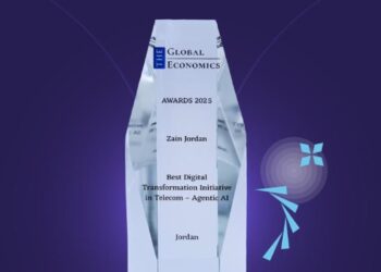 ضمن جوائز Global Economics Awards 2025.. زين الأردن تحصد جائزة “أفضل مبادرة للتحوّل الرقمي في قِطاع الاتصالات” عن مبادرتها المُبتكرة (Agentic AI)