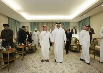 السفير القطري آل ثاني يولم لسفراء الخليج والعرب على شرف سفير السعودية الجديد في الأردن آل سعود