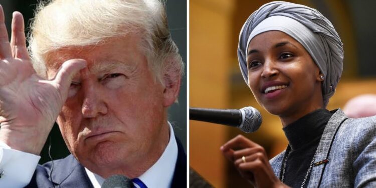 ترامب يشن هجومًا على الصوماليين ويهين إلهان عمر