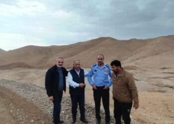 لهقيش يتفقد آثار المنخفض الجوي في لواء فقوع