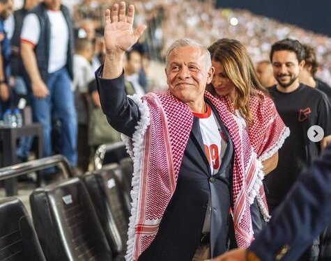 الملك: فخورون بتواجد اسم الأردن في قرعة كأس العالم