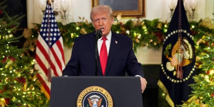 في خطابه للأميركيين.. ترامب يشنّ هجوما قويا على بايدن والمهاجرين