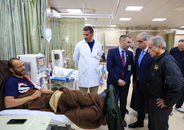 حسّان يوجه يتسريع توسعة قسم الكلى في مستشفى الأمير حسين