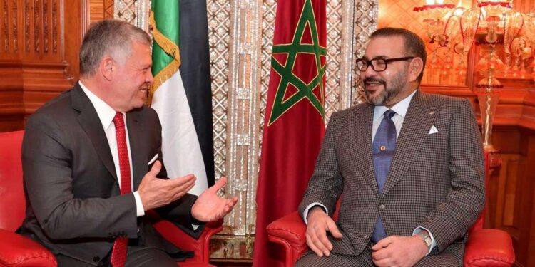 الملك يهنئ العاهل المغربي بتتويج منتخب بلاده لكرة القدم بكأس العرب