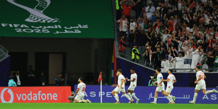 النشامى إلى نصف نهائي كأس العرب بفوزهم على العراق