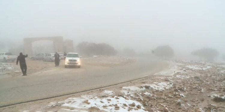 تجدد الهطولات الثلجية فوق مرتفعات الطفيلة والشوبك ومعان