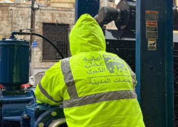 الأمانة تتعامل مع ارتفاع منسوب المياه في بعض المواقع