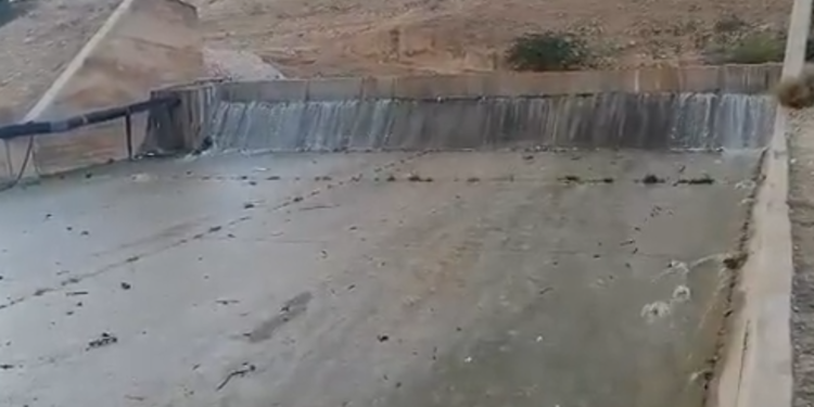 وزارة المياه: قرب فيضان سد وادي شعيب