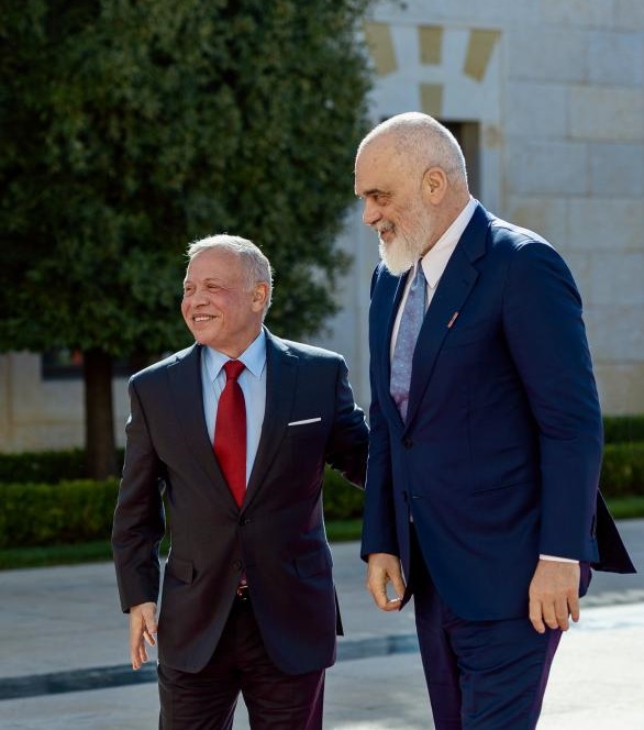 الملك ورئيس وزراء ألبانيا يترأسان جولة جديدة من اجتماعات العقبة