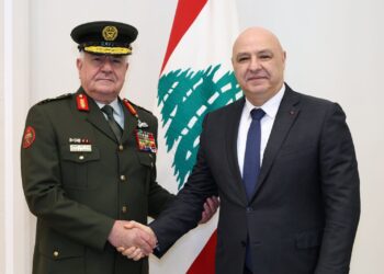اللواء الركن الحنيطي يلتقي رئيس الجمهورية وقائد الجيش اللبناني
