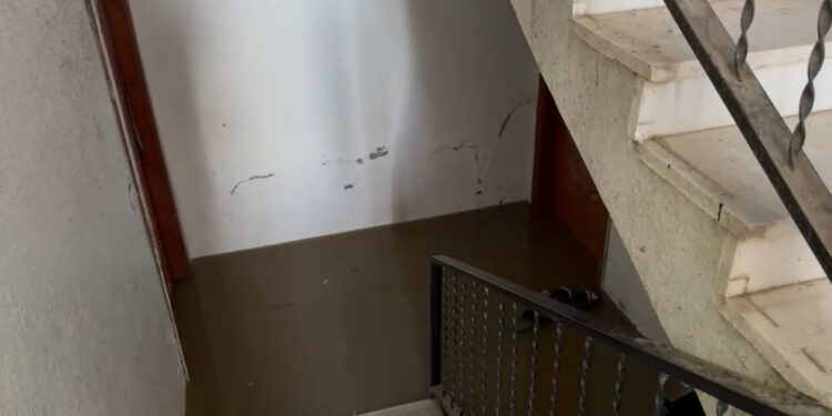 مياه الصرف الصحي تغرق منازل شرقي إربد وتجبر سكانا على الإخلاء