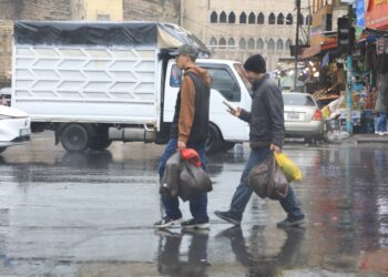 رفع درجة تصنيف المنخفض الجوي الذي يؤثر على الأردن الأربعاء