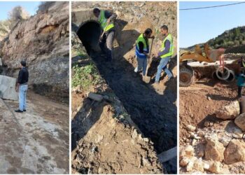 الأشغال: إجراءات ميدانية واحترازية شاملة استعدادًا للمنخفض الجوي