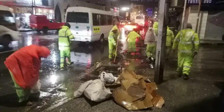 أمانة عمان تتعامل مع ملاحظات لارتفاع منسوب المياه وانجراف التربة خلال المنخفض الجوي