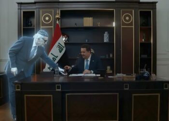 فيديو صادم .. الجواهري ونوري السعيد يقدمان الشاي للسوداني والحلبوسي