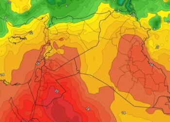 كتلة دافئة ترفع درجات الحرارة في الأردن 12 درجة عن معدلاتها