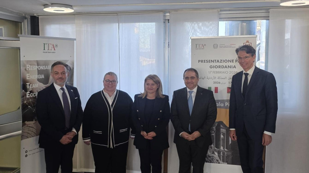 وفد وزاري يلتقي قيادات اقتصادية إيطالية لتعزيز التعاون وترسيخ الأردن كوجهة استثمارية